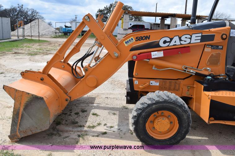 image for item E6286 2011 Case 580N backhoe with Bayonet Breaker