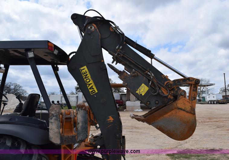 image for item E6286 2011 Case 580N backhoe with Bayonet Breaker