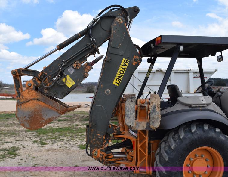 image for item E6286 2011 Case 580N backhoe with Bayonet Breaker