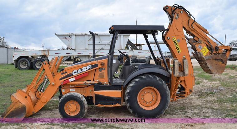 image for item E6289 2011 Case 580N backhoe with Bayonet Breaker