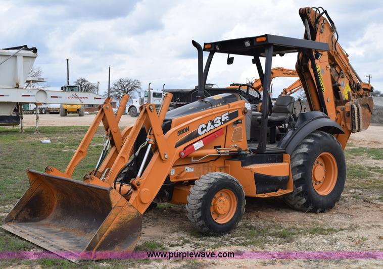 image for item E6289 2011 Case 580N backhoe with Bayonet Breaker
