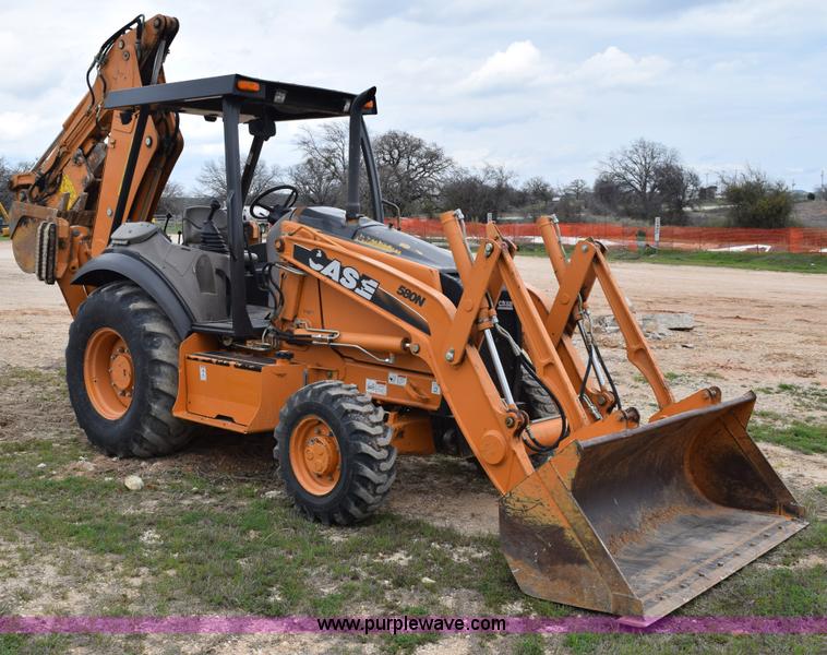 image for item E6289 2011 Case 580N backhoe with Bayonet Breaker