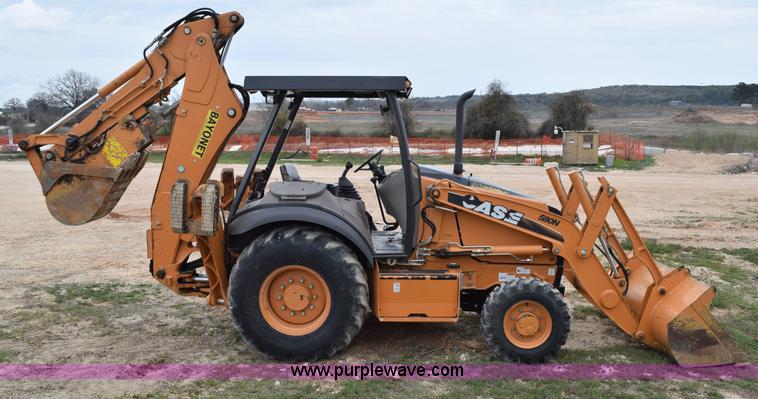 image for item E6289 2011 Case 580N backhoe with Bayonet Breaker