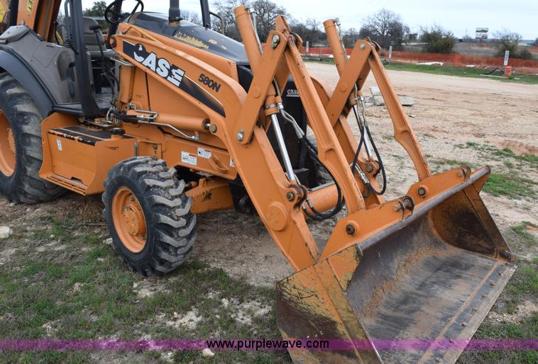 image for item E6289 2011 Case 580N backhoe with Bayonet Breaker