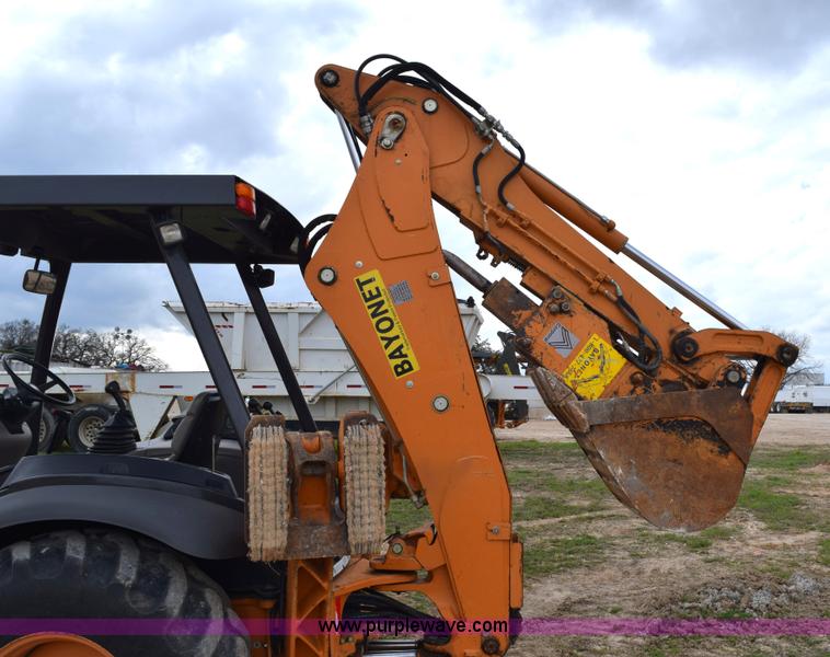 image for item E6289 2011 Case 580N backhoe with Bayonet Breaker