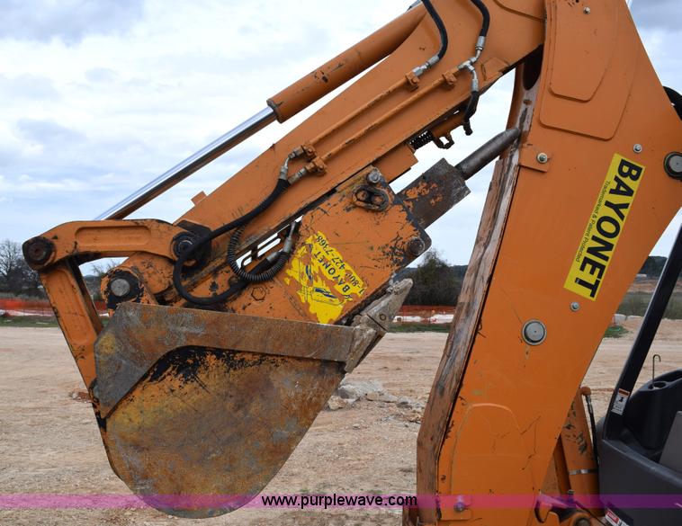 image for item E6289 2011 Case 580N backhoe with Bayonet Breaker