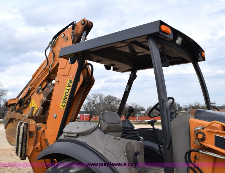 image for item E6289 2011 Case 580N backhoe with Bayonet Breaker