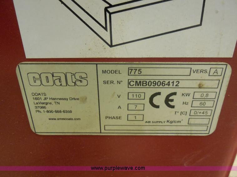 image for item E6323 Coats 775 tire balancer