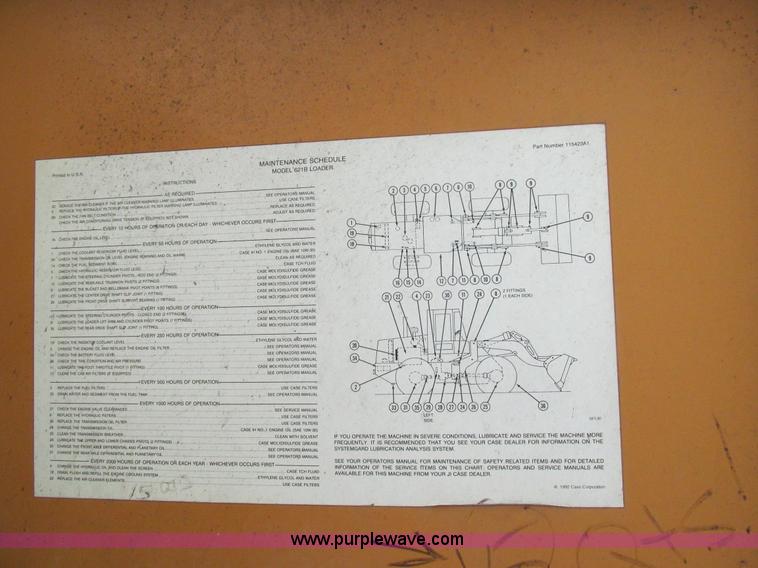 image for item E7437 1998 Case 621B articulated wheel loader