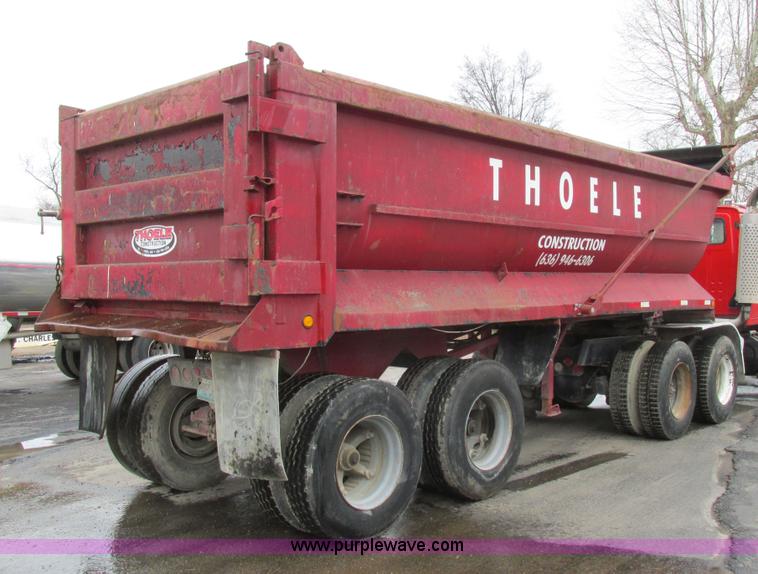 image for item E7450 1988 Dierzen Dominator barrel dump trailer