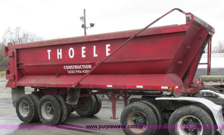 image for item E7450 1988 Dierzen Dominator barrel dump trailer