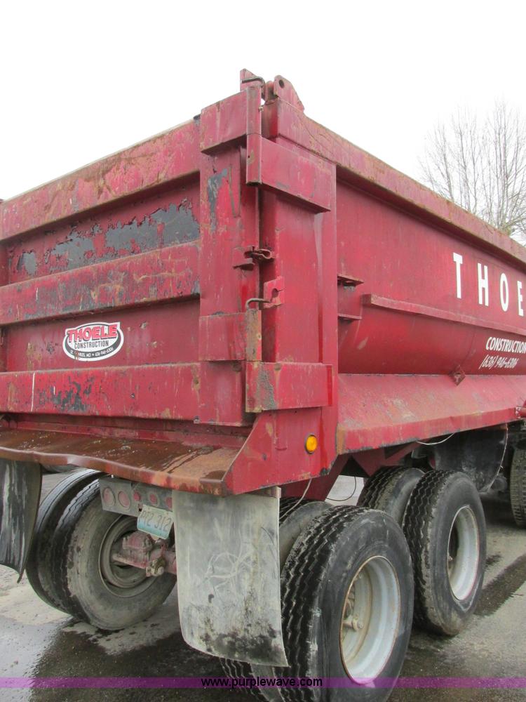 image for item E7450 1988 Dierzen Dominator barrel dump trailer