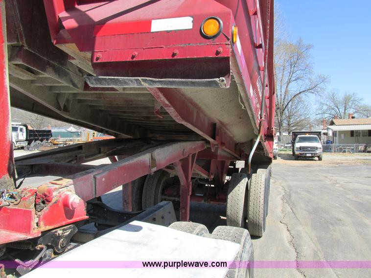 image for item E7450 1988 Dierzen Dominator barrel dump trailer