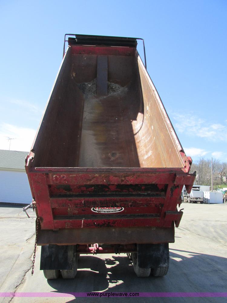 image for item E7450 1988 Dierzen Dominator barrel dump trailer