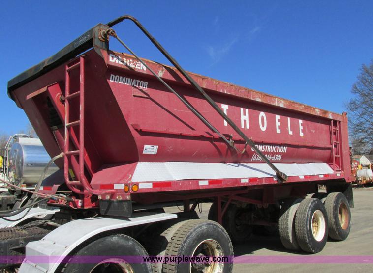 image for item E7455 2002 Dierzen Dominator barrel dump trailer