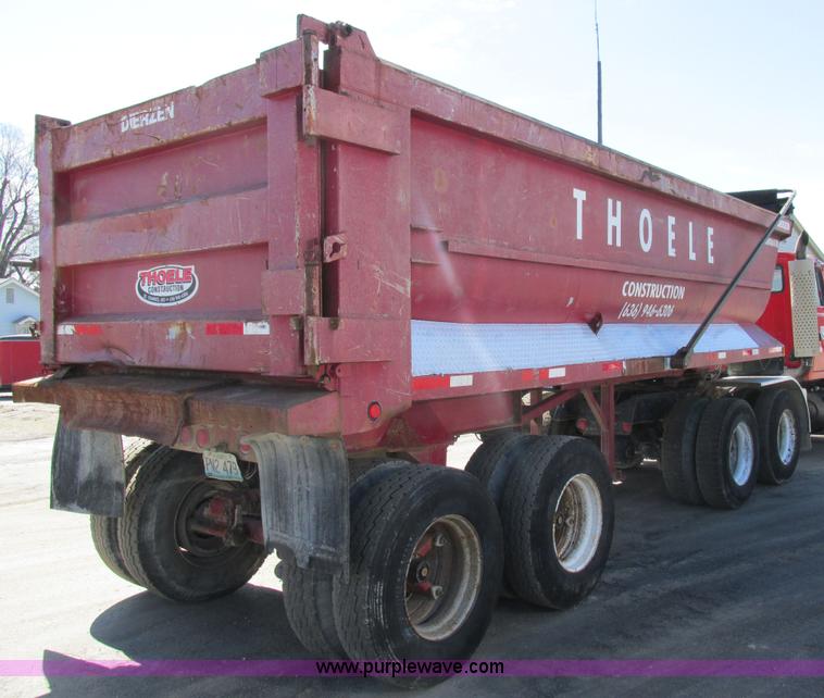 image for item E7455 2002 Dierzen Dominator barrel dump trailer