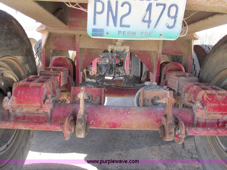 image for item E7455 2002 Dierzen Dominator barrel dump trailer