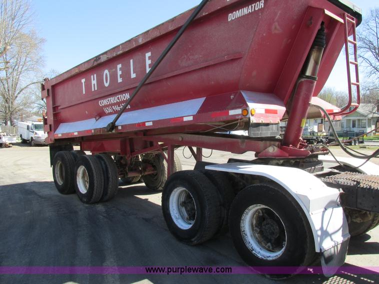 image for item E7455 2002 Dierzen Dominator barrel dump trailer
