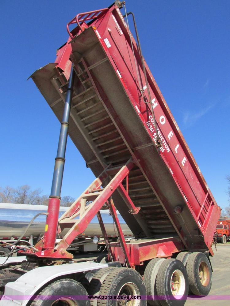 image for item E7455 2002 Dierzen Dominator barrel dump trailer