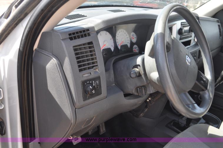 image for item F2346 2008 Dodge Ram 5500 SLT Quad Cab flatbed truck