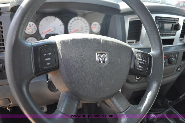 image for item F2346 2008 Dodge Ram 5500 SLT Quad Cab flatbed truck