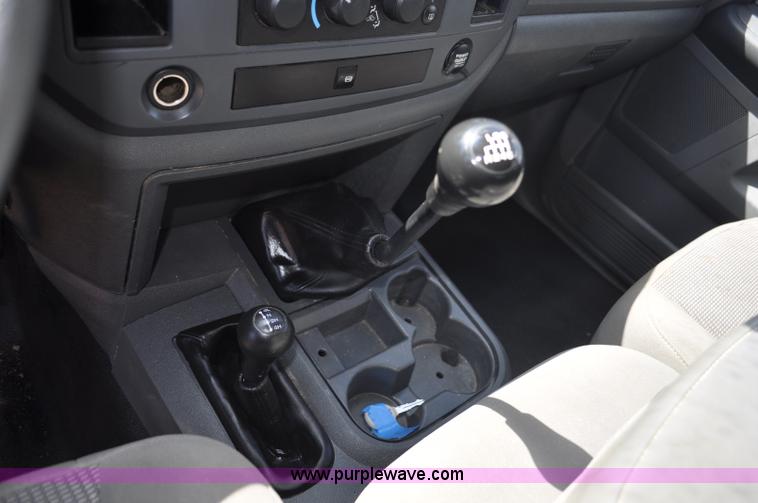 image for item F2346 2008 Dodge Ram 5500 SLT Quad Cab flatbed truck