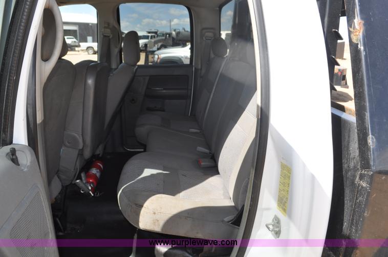 image for item F2346 2008 Dodge Ram 5500 SLT Quad Cab flatbed truck