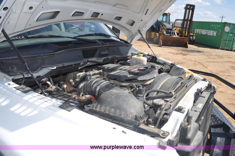 image for item F2346 2008 Dodge Ram 5500 SLT Quad Cab flatbed truck