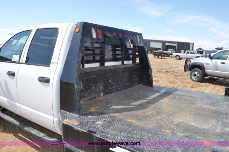 image for item F2346 2008 Dodge Ram 5500 SLT Quad Cab flatbed truck