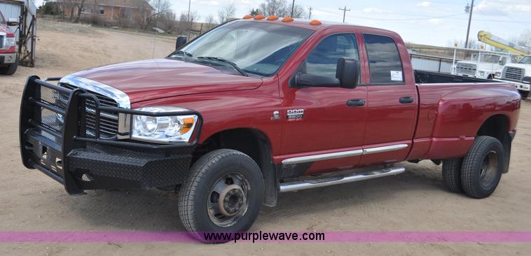 image for item F2351 2008 Dodge Ram 3500 Big Horn Quad Cab pickup truck