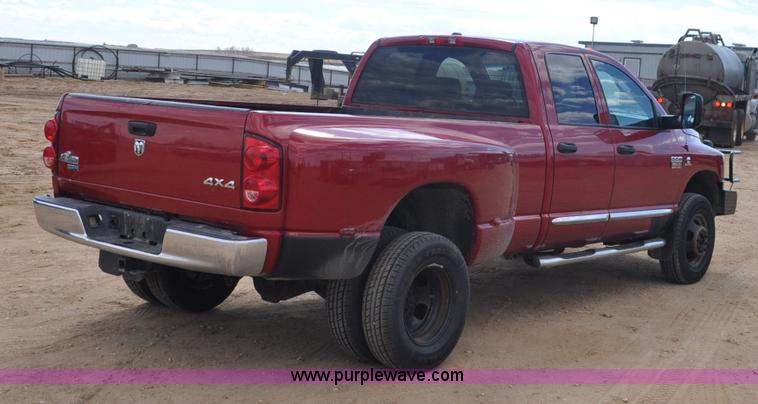 image for item F2351 2008 Dodge Ram 3500 Big Horn Quad Cab pickup truck