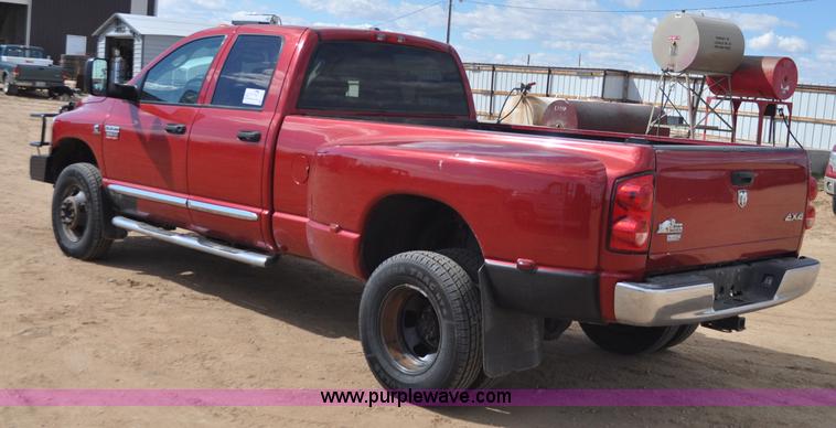 image for item F2351 2008 Dodge Ram 3500 Big Horn Quad Cab pickup truck