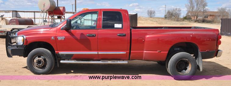 image for item F2351 2008 Dodge Ram 3500 Big Horn Quad Cab pickup truck