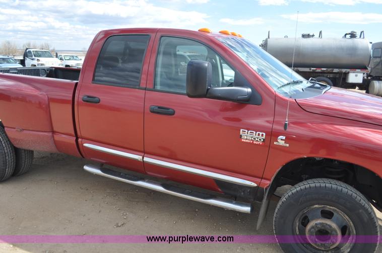 image for item F2351 2008 Dodge Ram 3500 Big Horn Quad Cab pickup truck