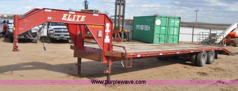 image for item F2357 2010 Elite GN equipment trailer