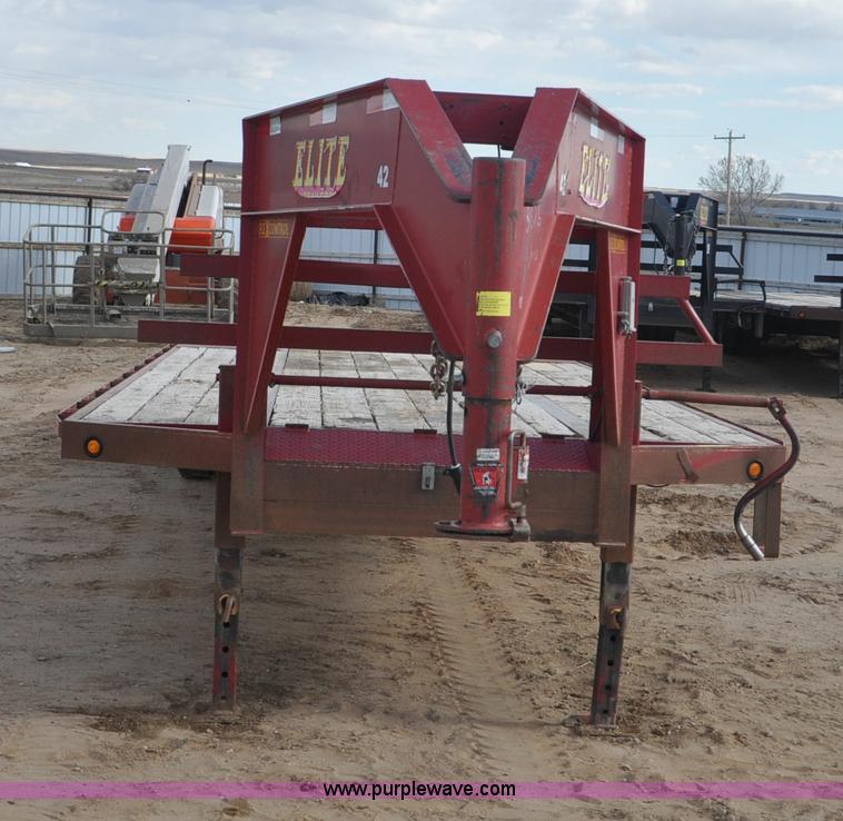 image for item F2357 2010 Elite GN equipment trailer