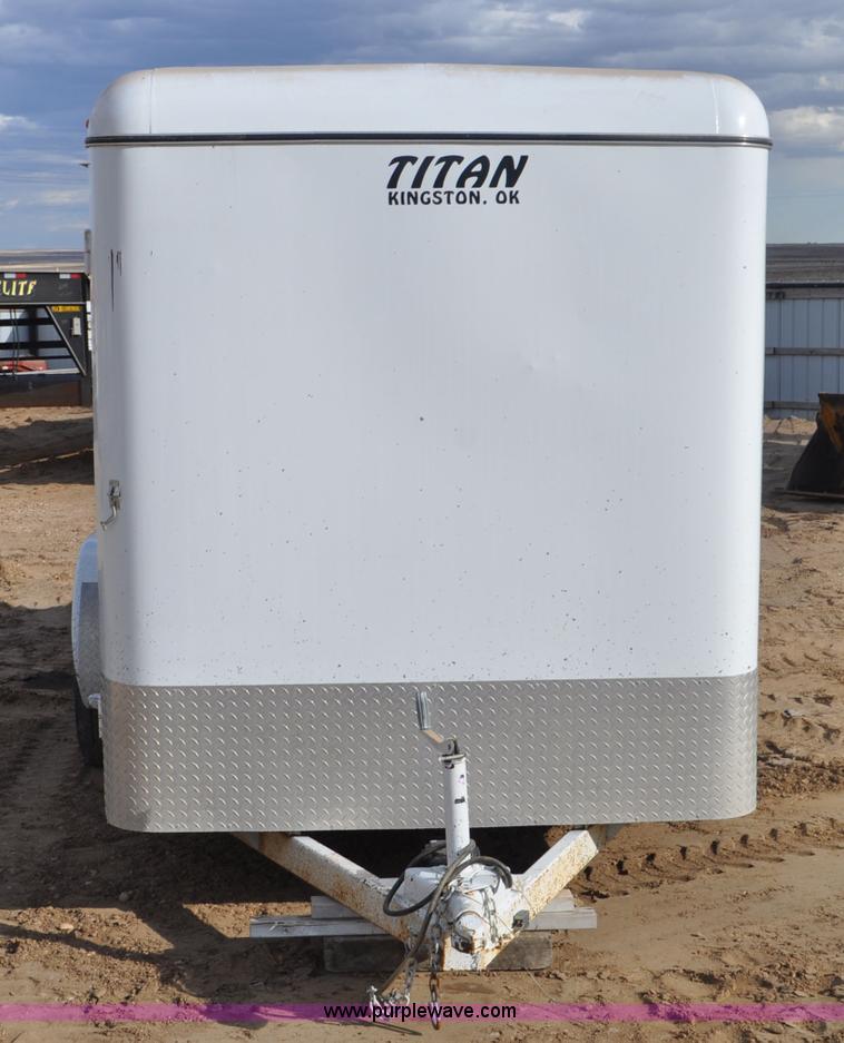 image for item F2361 2011 Titan enclosed trailer