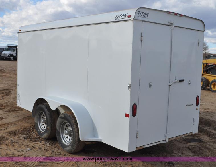 image for item F2361 2011 Titan enclosed trailer