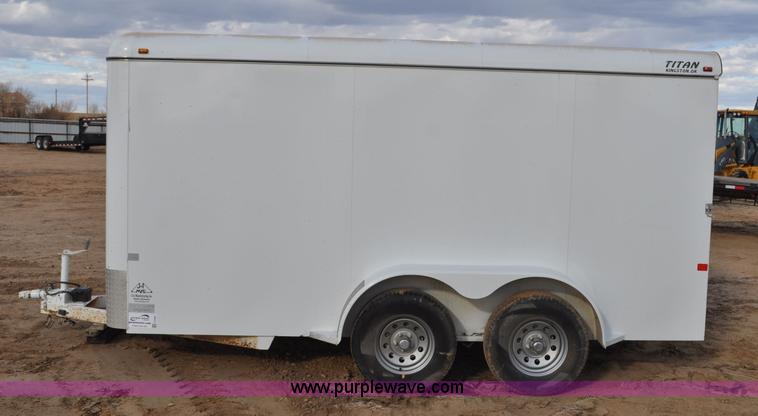 image for item F2361 2011 Titan enclosed trailer