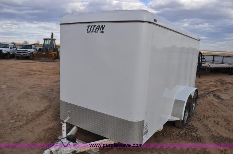 image for item F2361 2011 Titan enclosed trailer