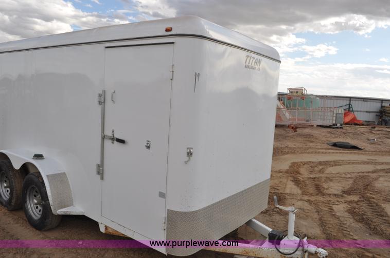 image for item F2361 2011 Titan enclosed trailer