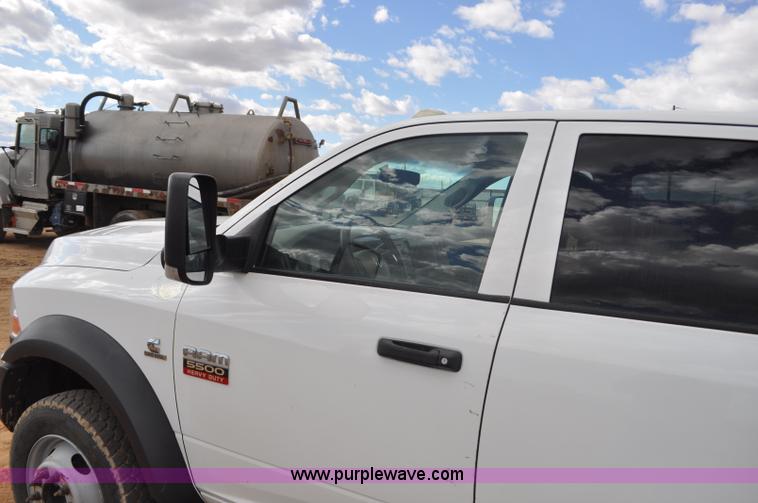 image for item F2364 2011 Dodge Ram 5500 HD Quad Cab flatbed truck