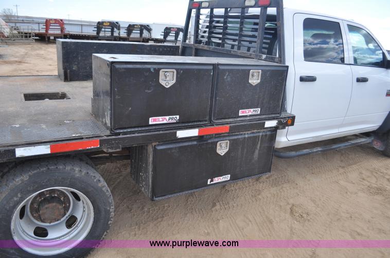 image for item F2364 2011 Dodge Ram 5500 HD Quad Cab flatbed truck
