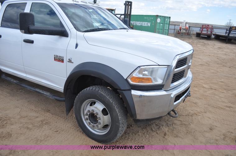 image for item F2364 2011 Dodge Ram 5500 HD Quad Cab flatbed truck