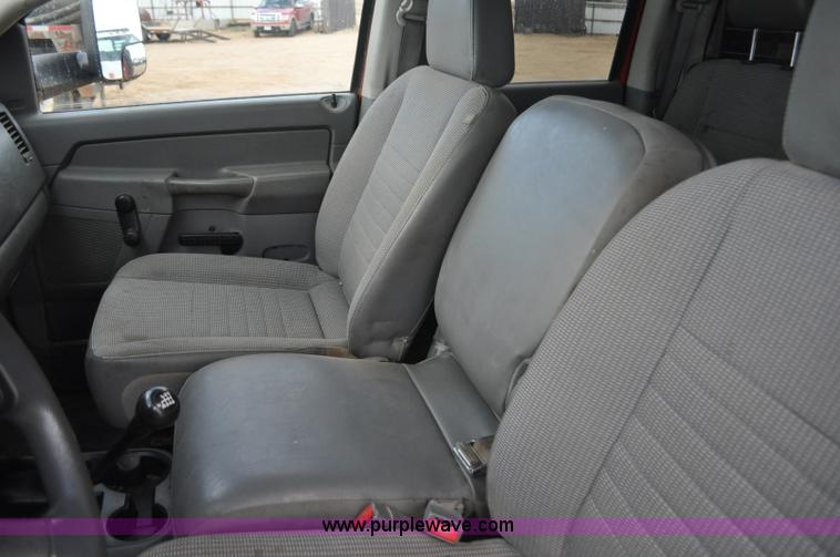 image for item F2365 2008 Dodge Ram 5500 HD Quad Cab flatbed truck