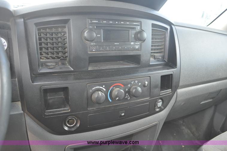 image for item F2365 2008 Dodge Ram 5500 HD Quad Cab flatbed truck