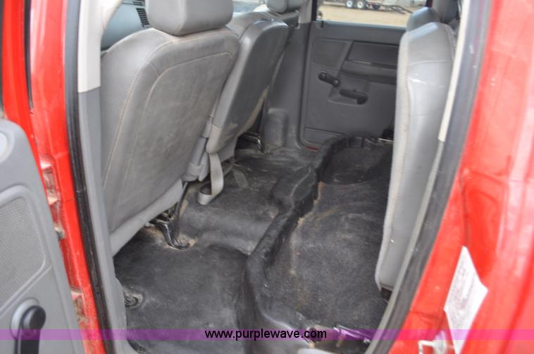 image for item F2365 2008 Dodge Ram 5500 HD Quad Cab flatbed truck