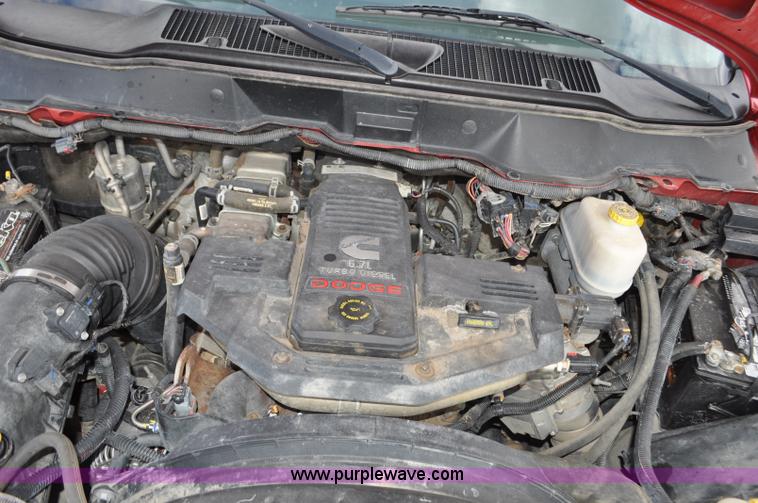 image for item F2365 2008 Dodge Ram 5500 HD Quad Cab flatbed truck