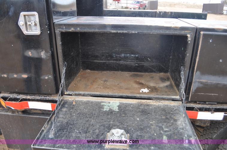 image for item F2365 2008 Dodge Ram 5500 HD Quad Cab flatbed truck