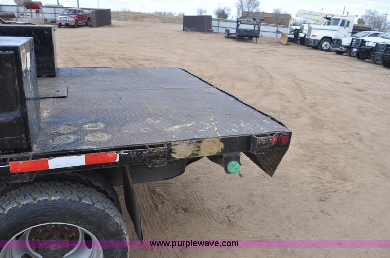 image for item F2365 2008 Dodge Ram 5500 HD Quad Cab flatbed truck